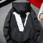Hot Sale Vlone Windbreaker Sunscreen Jacket Black