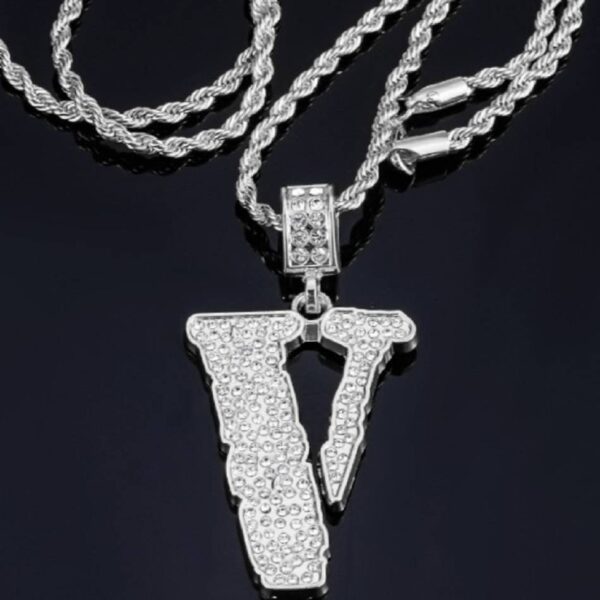 More Vlone Chain (Silver) Necklace Silver
