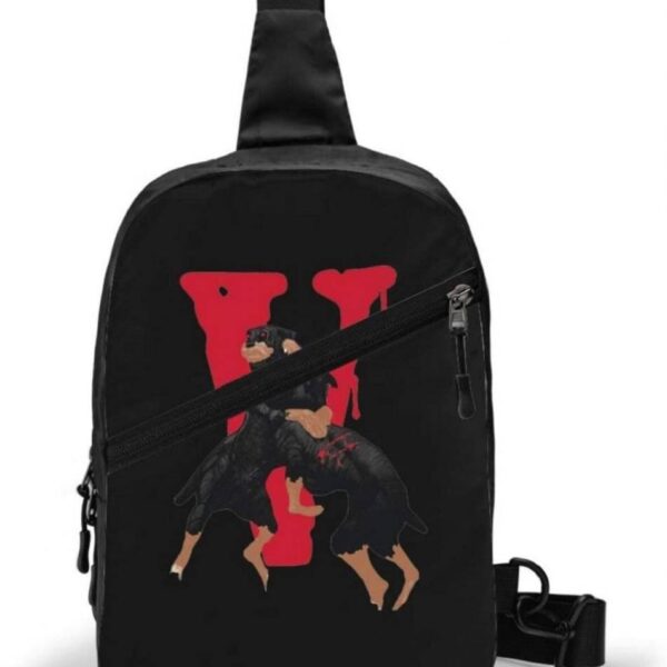 More Vlone City Morgue Sports Fitness Backpack Backpack Black