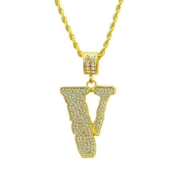 More Vlone GOLD CHAIN Necklace Gold