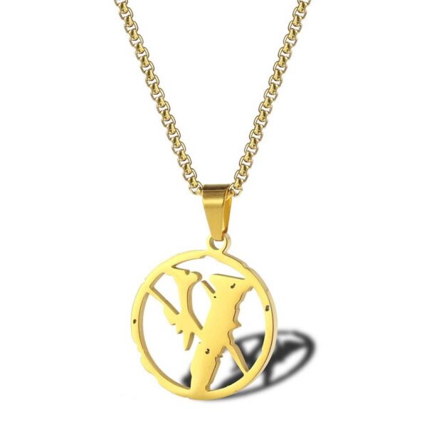 More Vlone Stainless Steel Jewelry Necklace Necklace Gold
