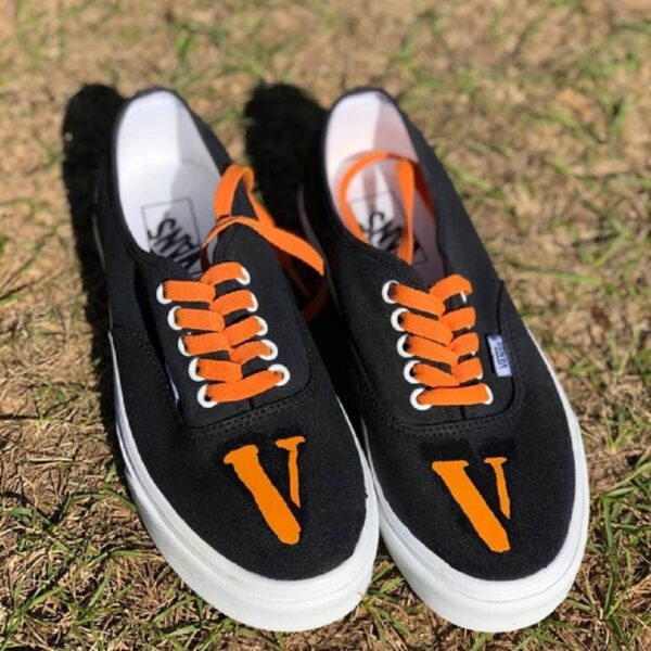 More Vlone Vlone X Vans Custom Shoe Black