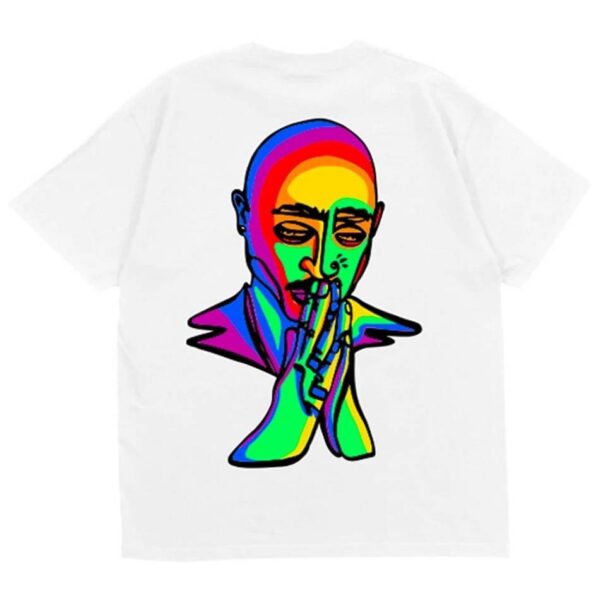 Rappers Collab Vlone 2Pac Pride Month Tee Tupac-Shakur White
