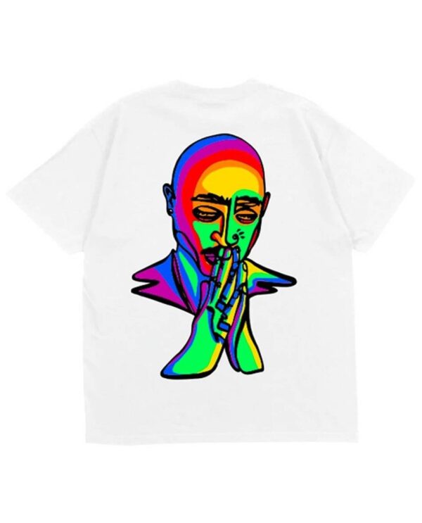 Rappers Collab Vlone 2Pac Pride Month Tee Tupac-Shakur White