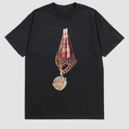 Rappers Collab Vlone Chain T-Shirt Pop-Smoke Black