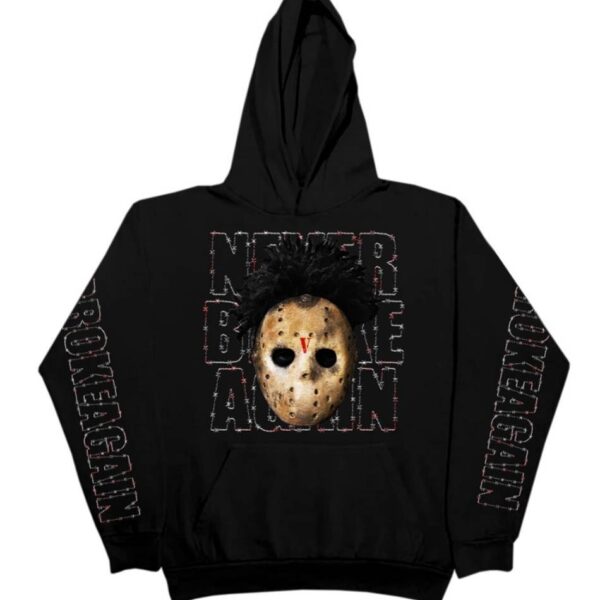 Rappers Collab Vlone Neverbrokeagain Hauted Hoodie NBA-Youngboy Black