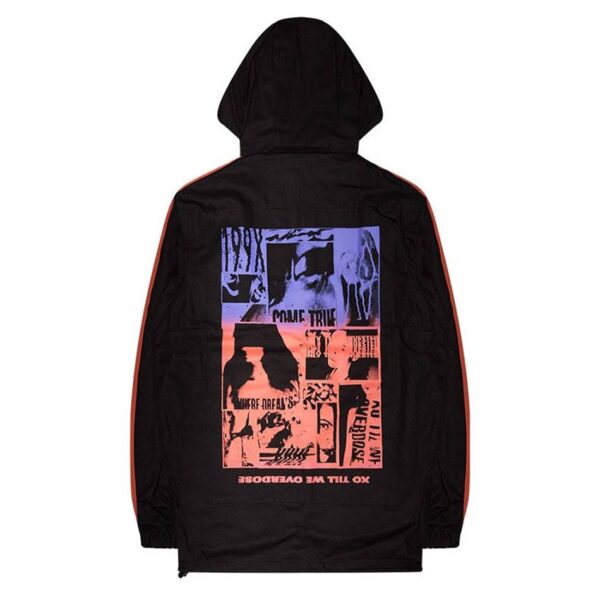 Rappers Collab Vlone Post No Bills Cotton Canvas Anorak The-Weeknd Black