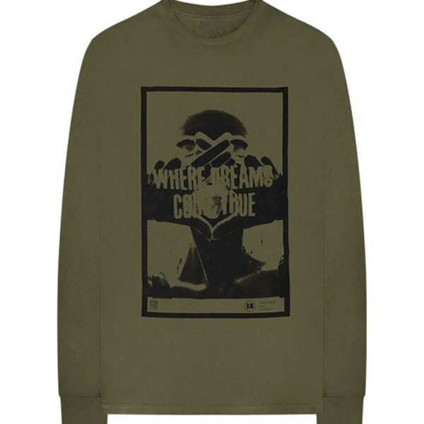 Rappers Collab Vlone Where Dreams Come True Long Sleeve The-Weeknd Green
