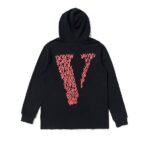 Rappers Collab Vlone Bunny Face V Hoodie Playboi-Carti Black