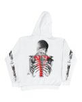 Rappers Collab Vlone Neverbrokeagain Bones Hoody NBA-Youngboy White
